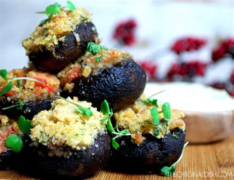 Crab And Salmon Stuffed Mushrooms The Original Dish