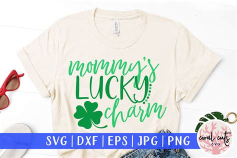 Mommy S Lucky Charm Cut File Graphic By CoralCutsSVG Creative Fabrica