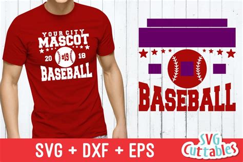 Baseball Svg Template 003 Svg Cut File Shirt Design