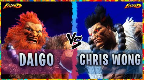 SF6 S2 Akuma Daigo Vs Akuma Chris Wong Street Fighter 6