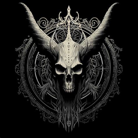 Premium AI Image | the occult tshirt tattoo design dark art ...