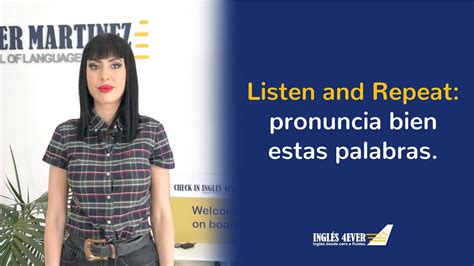 MEJORA tu PRONUNCIACIÓN en Inglés Palabras que suenan igual pero