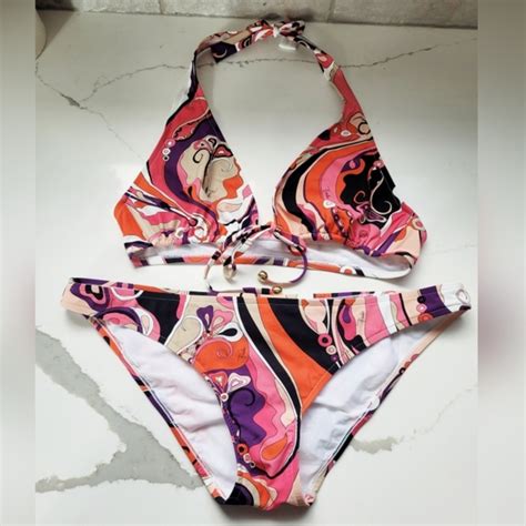 Emilio Pucci Swim Emilio Pucci Multi Color Bikini Poshmark