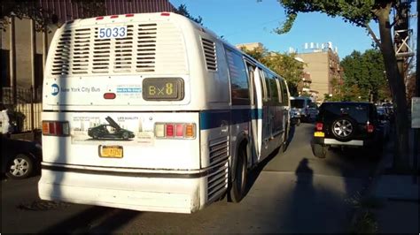 MTA 1998 NovaBus T80 206 RTS 06 5033 Bx8 Bus YouTube