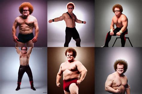 Dr Steve Brule As A Hunk Wrestler Promotional Photo Stable