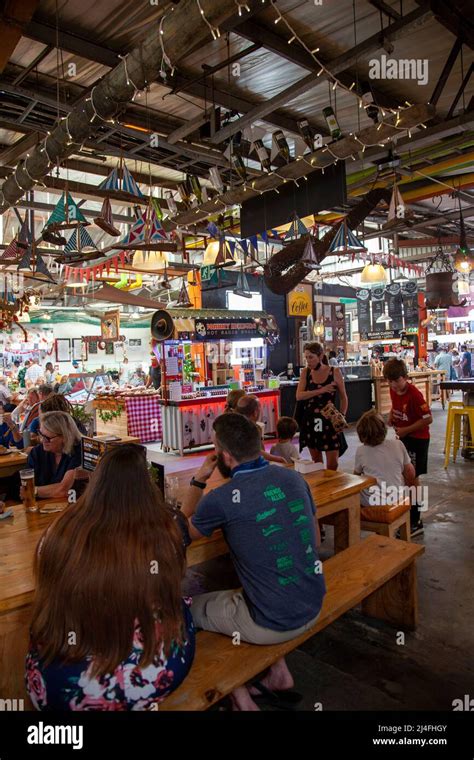 Food Court At Bay Harbour Market In Hout Bay Cape Town South Africa