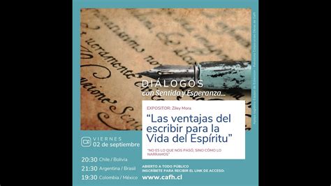 LAS VENTAJAS DE ESCRIBIR PARA EL ESPIRITU Diálogos con Sentido y