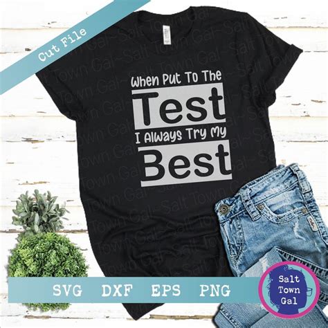 Test Day Svg Testing Png State Testing Svg Test Day Shirt Test Day