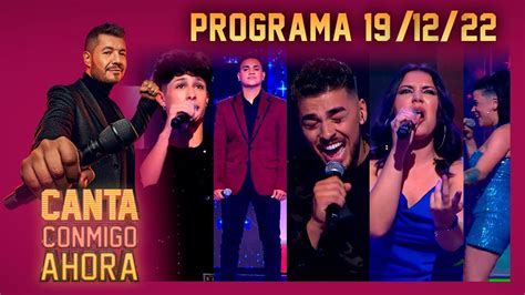 Canta Conmigo Ahora Programa Etapa Final Youtube