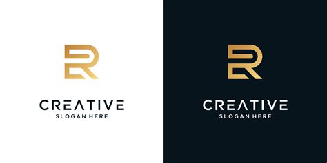 Abstract Letter R Logo Design Luxury 17599357 Vector Art At Vecteezy