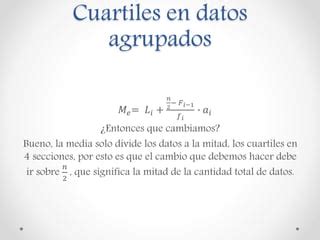 Cuartiles En Datos Agrupados PPT