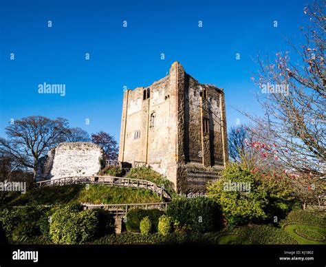 Guildford Castle Guildford Surrey England Stock Photo Alamy