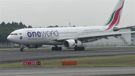 Oneworld Livery SriLankan Airlines A330 4R ALH Landing Narita Airport