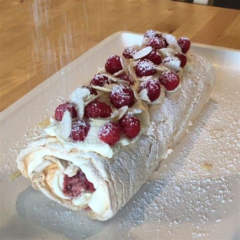 Abc Melbourne Raspberry Meringue Roulade With Mascarpone Cream Facebook Roulade Recipe