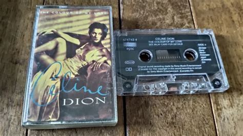 Celine Dion The Colour Of My Love Cassette Tape Album 1993 Think