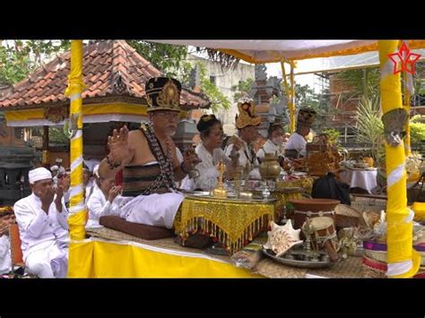 Tawur Agung Labuh Gentuh Tahun Sekali Digelar Di Pura Agung Tirta