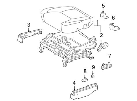 2004 Toyota Sienna Seat Track Driver Seat Power 2004 Sienna 72020ae010 Venice Toyota