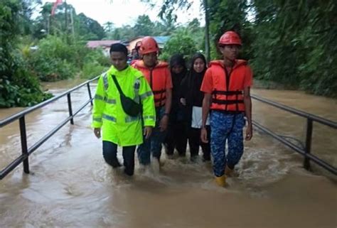 Banjir Baling Hujan Lebat Lebih Dua Jam Akibatkan Sungai Sedim