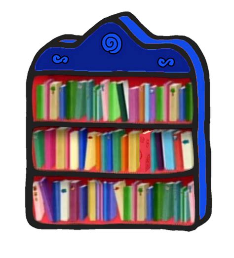 Blue's Clues Blue Bookcase 2 by nbtitanic on DeviantArt