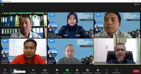 Online Training Penanggung Jawab Operasional Pengolahan Air Limbah