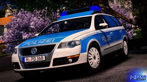 Vw Passat B Variant Polizei Hannover Addon Replace Els Gta