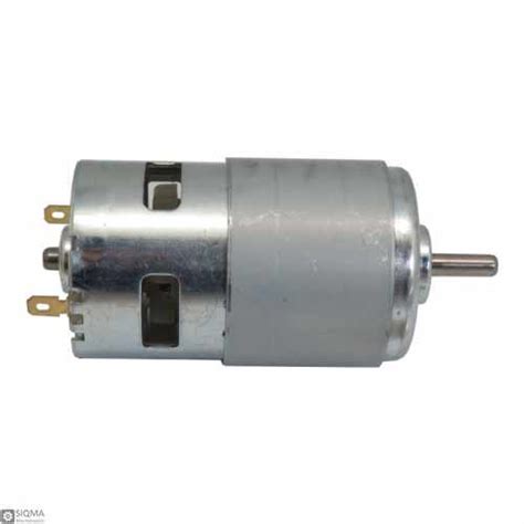 D Shaft Dual Ball Bearing Dc Motor V V Rpm