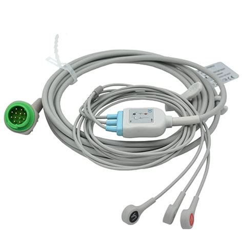 ECG Cable For GE Corometrics 3 Lead Maternal One Piece Soma