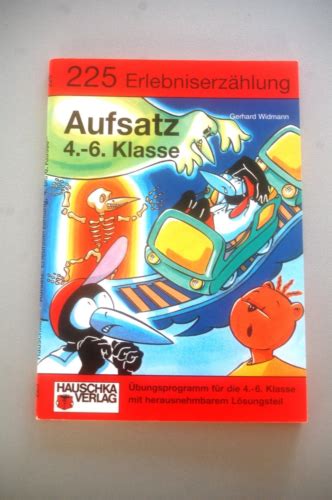 Erlebniserzählung Aufsatz 4 5 Klasse A5 Heft Gerhard Widmann