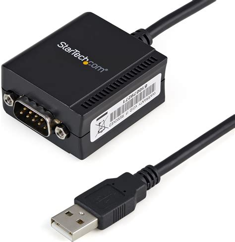 Amazon.com: StarTech.com USB to Serial Adapter - 1 port - USB Powered ...
