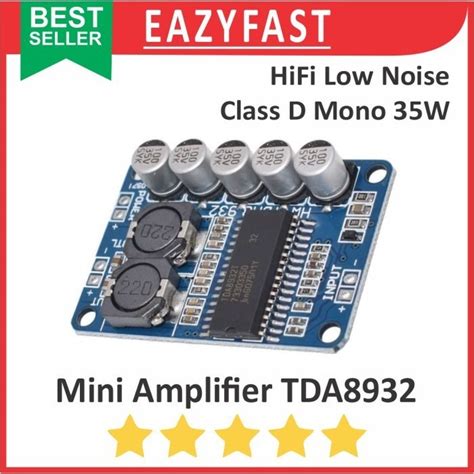 Jual Modul Amplifier TDA8932 TDA 8932 Power Class D Ampli HiFi 35W