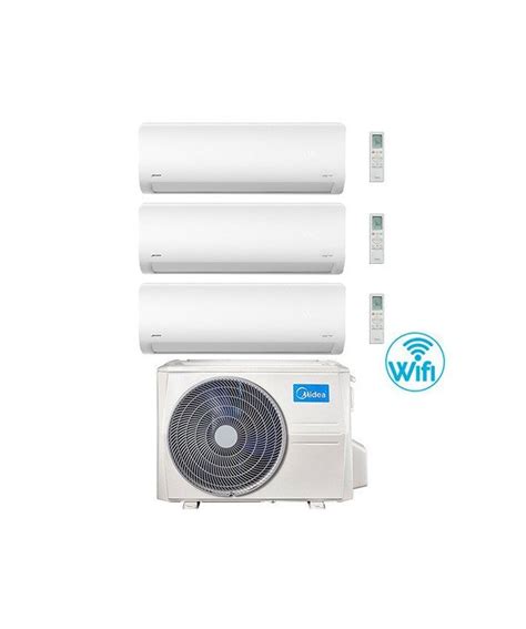 Condizionatore Climatizzatore Midea Trial Split Inverter R 32 Wi Fi