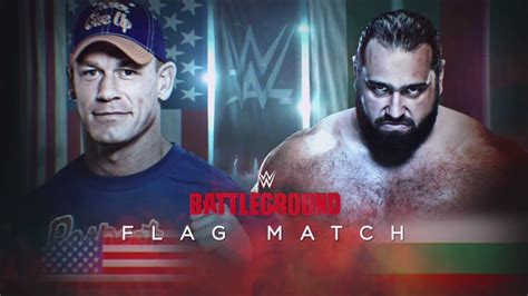 Wwe Battleground John Cena Vs Rusev Flag Match Official