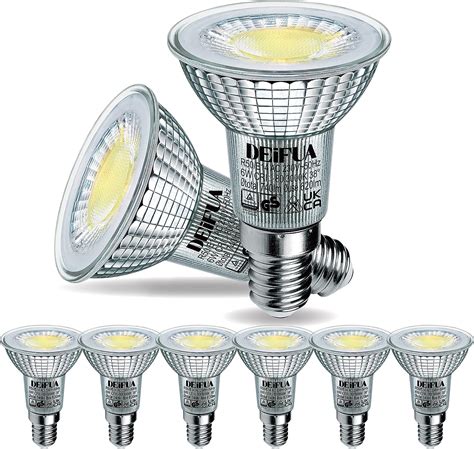 Deifua Ampoule Led E14 Blanc Froid 740 Lumens 6w équivalent 75w