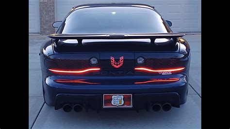 4th Gen Trans Am Rear Light Up Panel Youtube