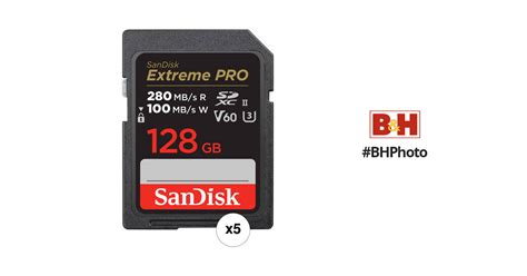 Sandisk Gb Extreme Pro Uhs Ii Sdxc Memory Card Pack B H