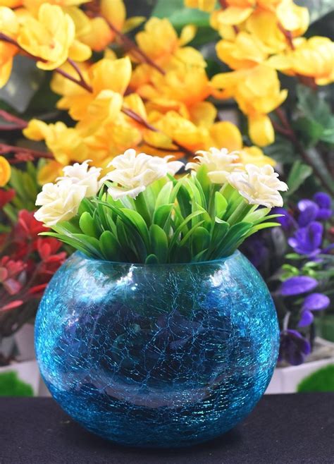 Craftfry Clear Glass Vase For Decor Home Handmade Modern Large Flower Vases At Rs 150