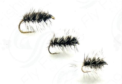 3 Griffiths Gnat Dry Flies Emerger Midge Trout Fly Fishing Size 12 14