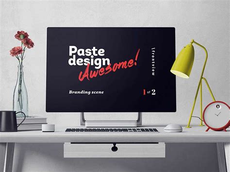 Surface Studio Mockup Free Psd Designermill