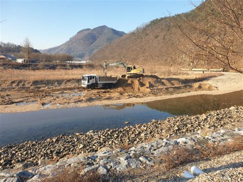 괴산군 동절기 하천준설사업 추진사전 재해예방 노컷뉴스