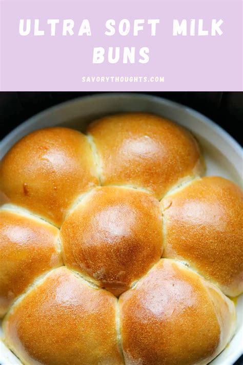 Ultra Soft Milk Buns Recipe Soft Buns Recipe Soft Fluffy Bread