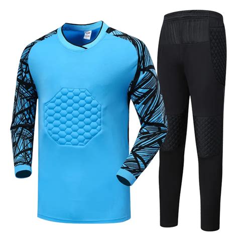 Men Soccer Goalkeeper Jerseys Football Sets Goal Keeper Uniforms Suit