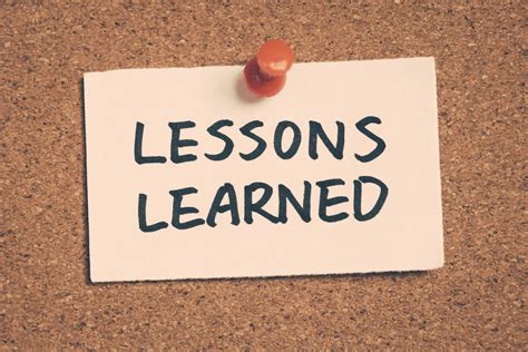 The Power Of Lessons Learned Making Data Driven Decisions For Your