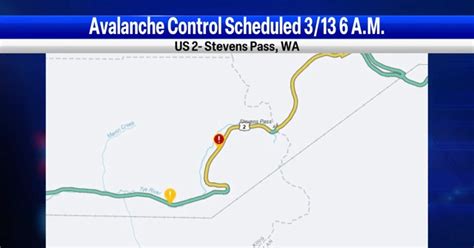 Stevens Pass To Temporarily Close March 13 For Avalanche Control News