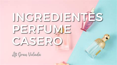 Materiales Para Hacer Perfume Casero YouTube