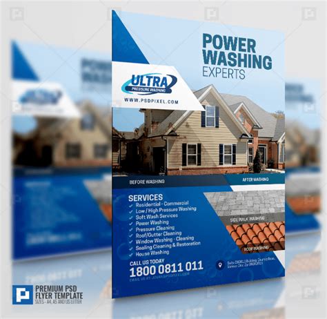 Power Washing Services Flyer Psdpixel