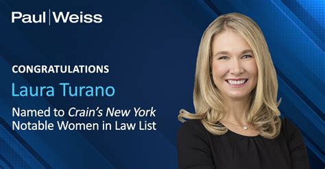 Laura Turano Named To Crains New York 2023 Notable Women In Law List