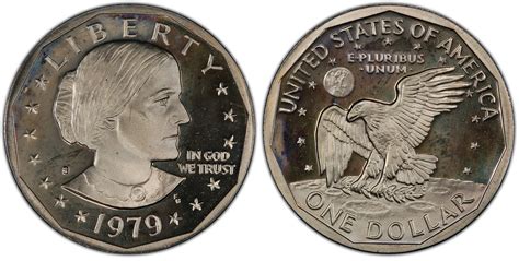 Images Of Susan B Anthony Dollar 1979 S SBA 1 Type 1 DCAM PCGS