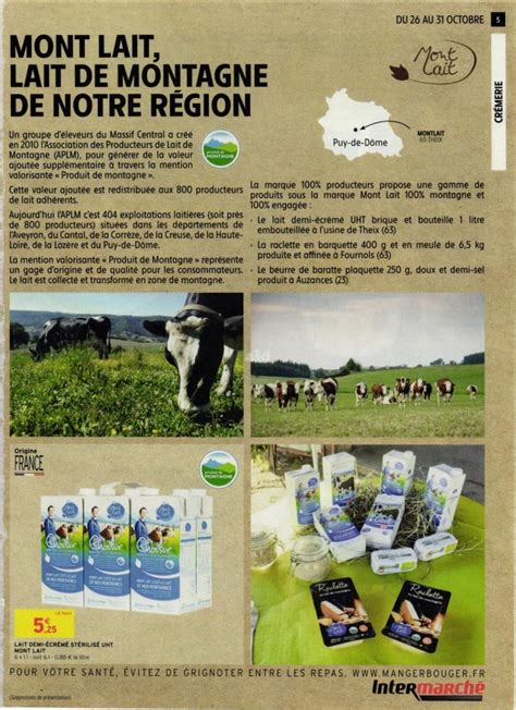 Intermarche Les Produits De Notre Region Special Auvergne