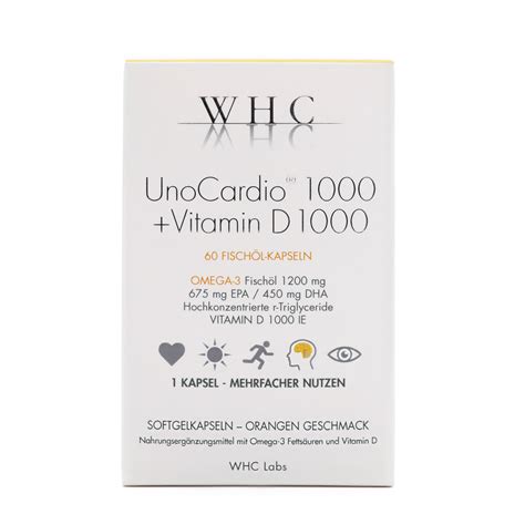 Unocardio Vitamin D Von Whc Omega Kapseln Sterreich