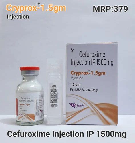 Cefuroxime Injection IP 1 5gm 1500 Mg At Rs 379 Vial In Patiala ID